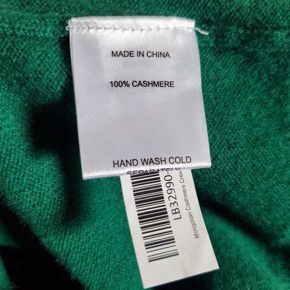 Quince Mangolian Cashmere Crewneck SweaterEverglade. - Picture 7 of 10